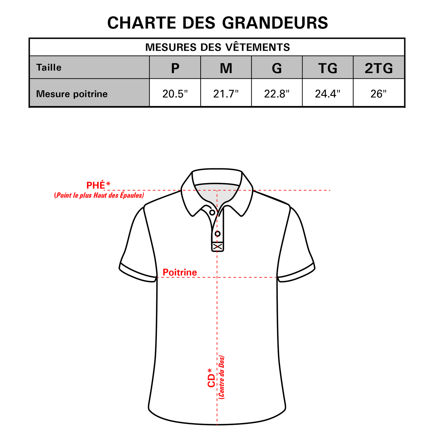Polo manches courtes pour homme - ESSA - Broderie