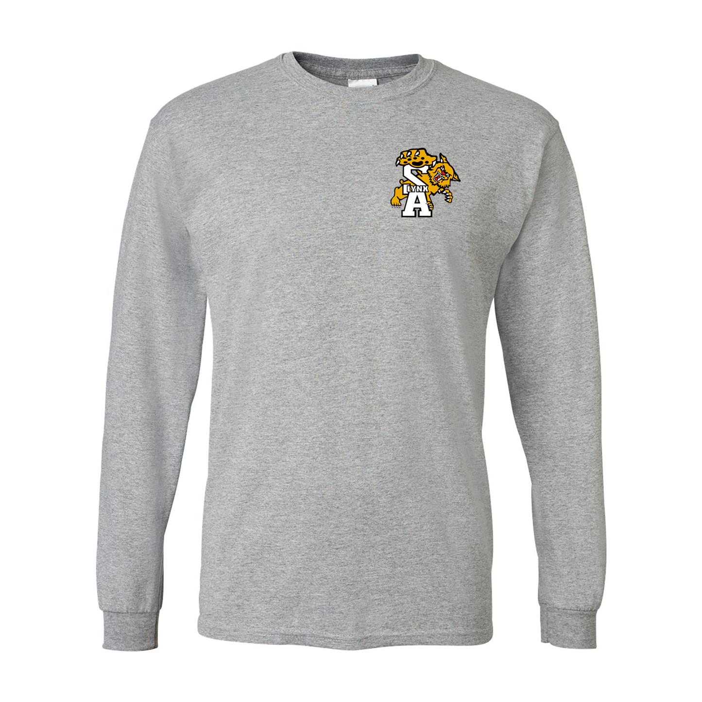T-Shirt manches longues unisexe - logo au coeur