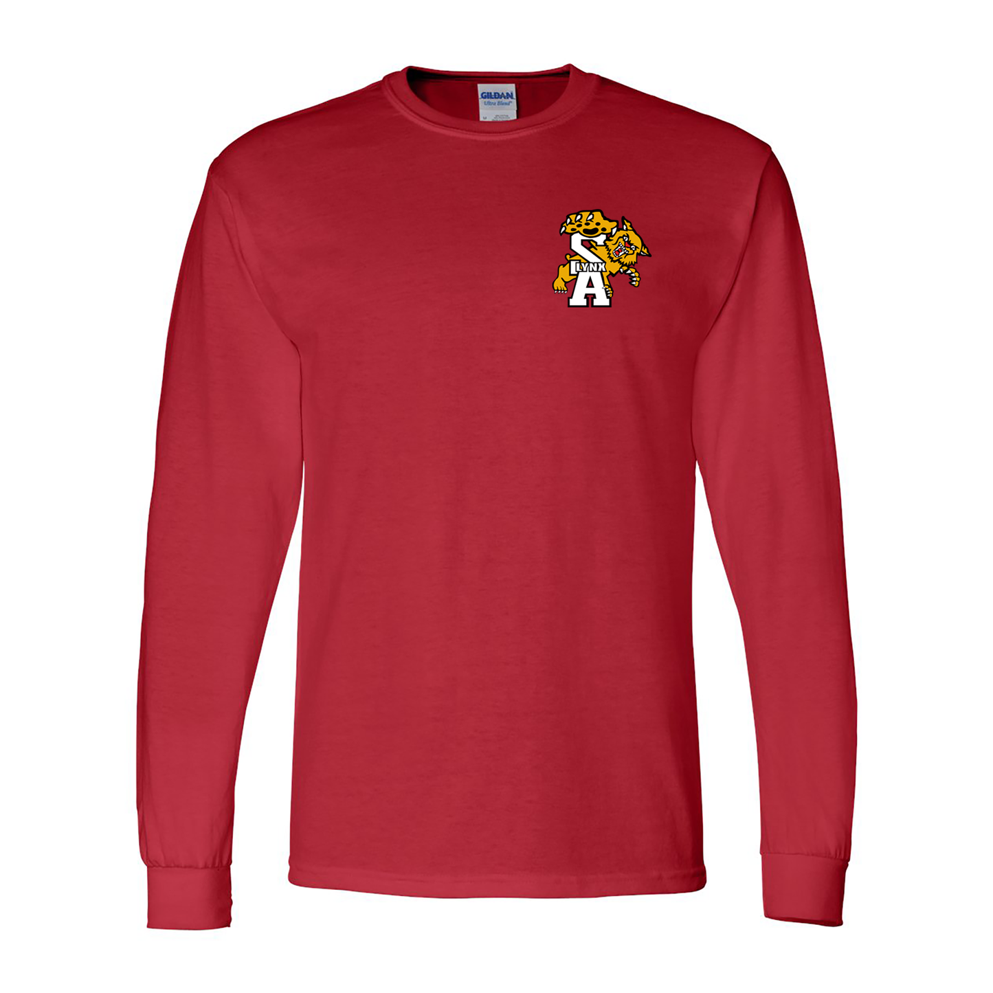 T-Shirt manches longues unisexe - logo au coeur