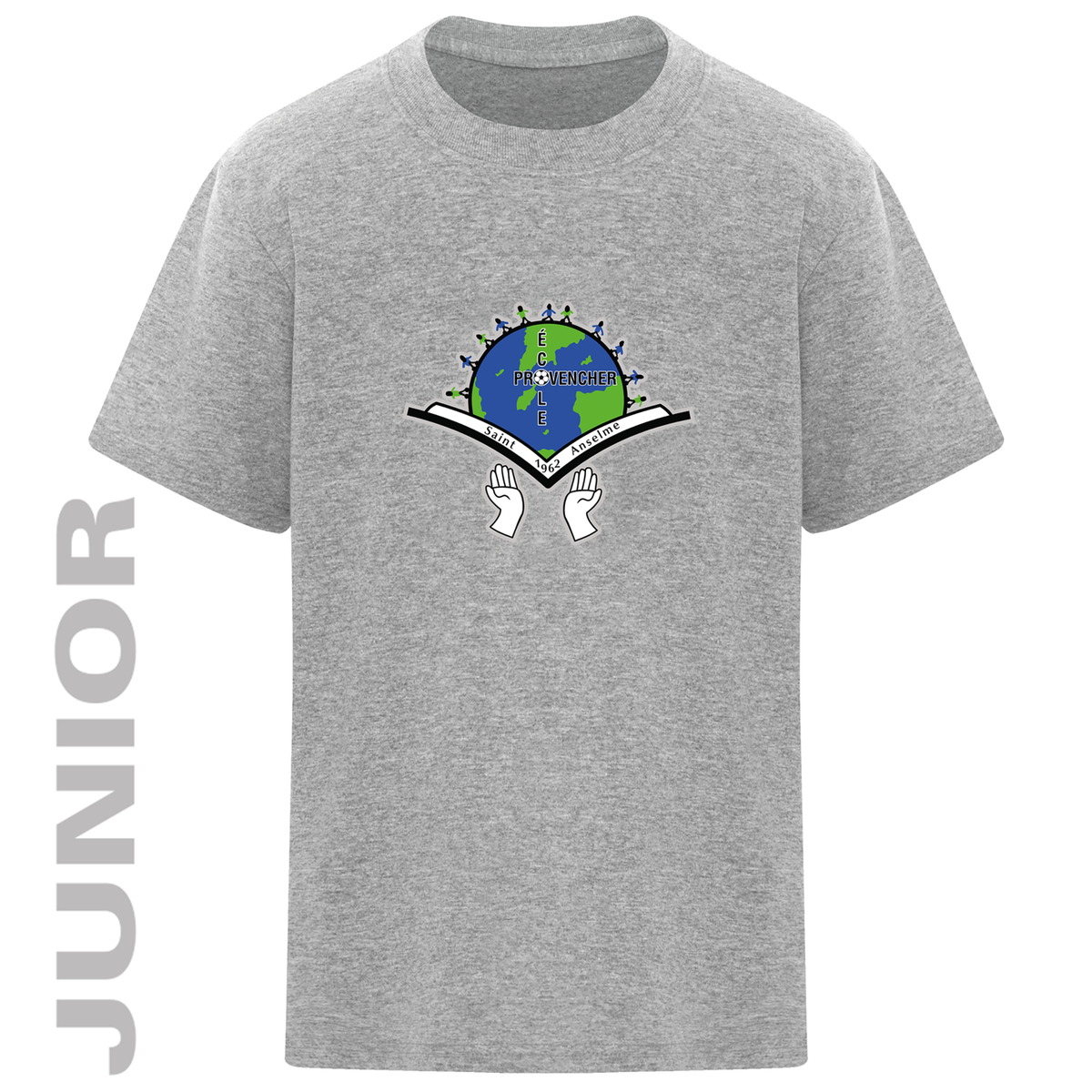 T-Shirt unisexe JUNIOR - ÉCOLE PROVENCHER imprimé au devant