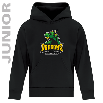 Kangourou unisexe en molleton JUNIOR - DRAGONS imprimé devant