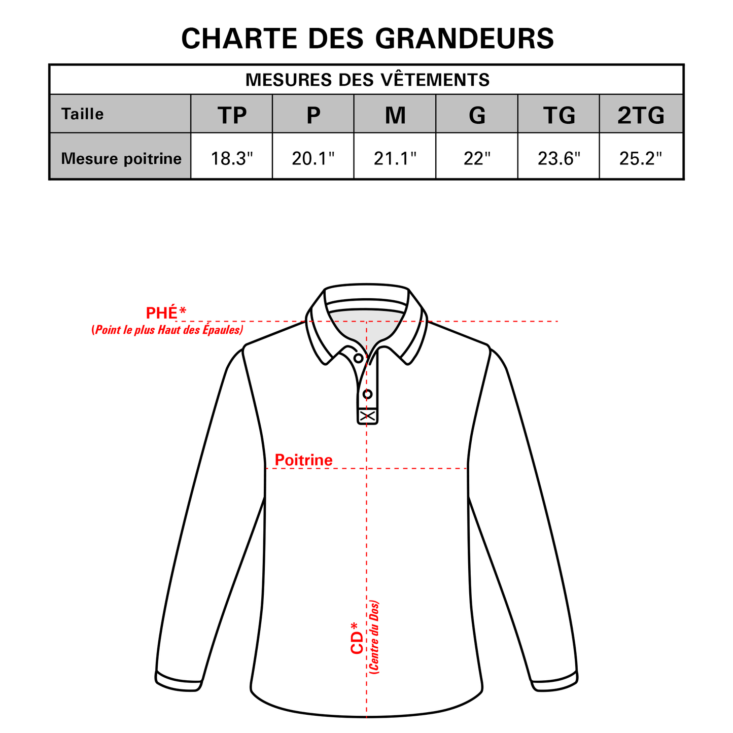 Polo manches longues - Unisexe - HOCKEY
