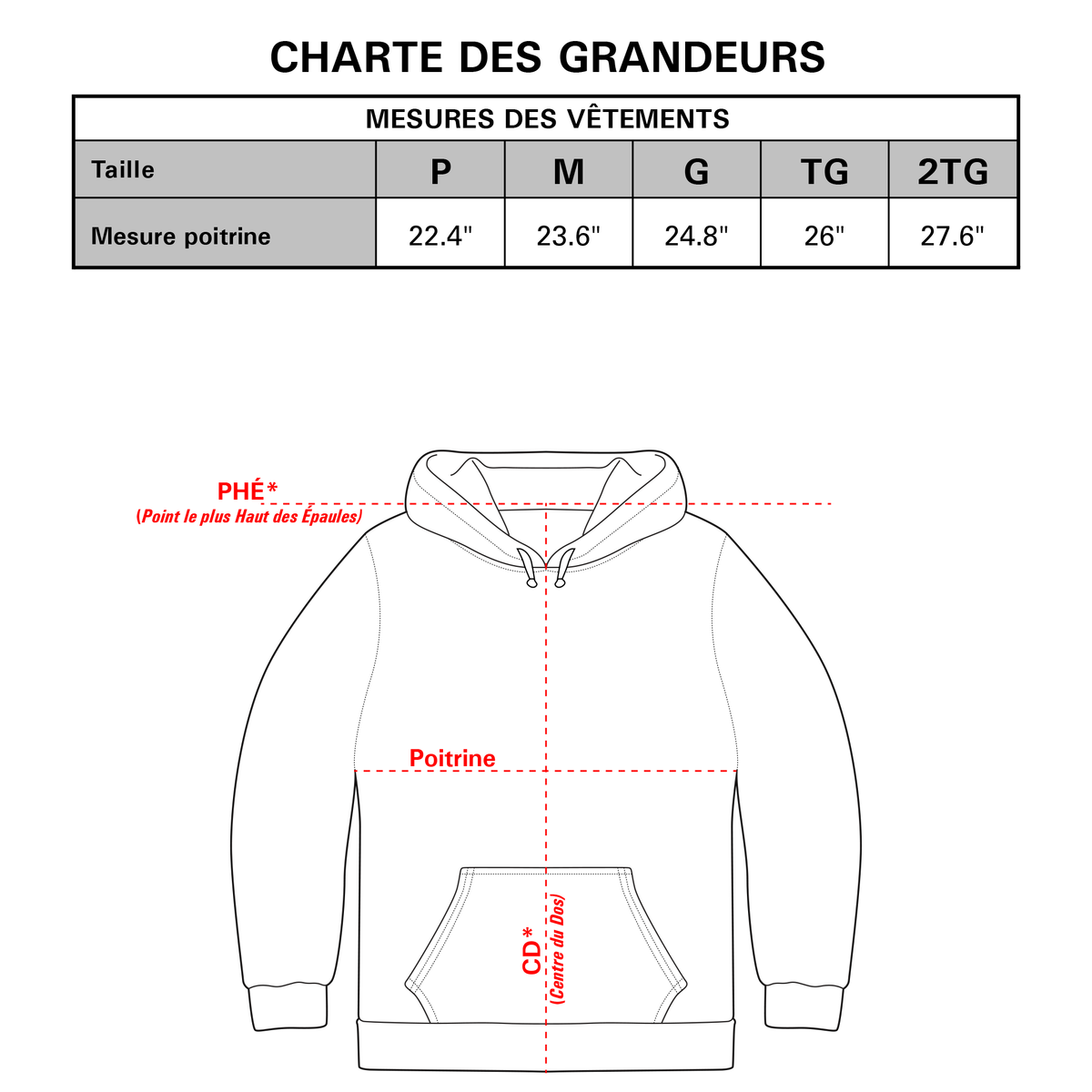 Kangourou unisexe 100% polyester - ÉCOLE PROVENCHER imprimé devant
