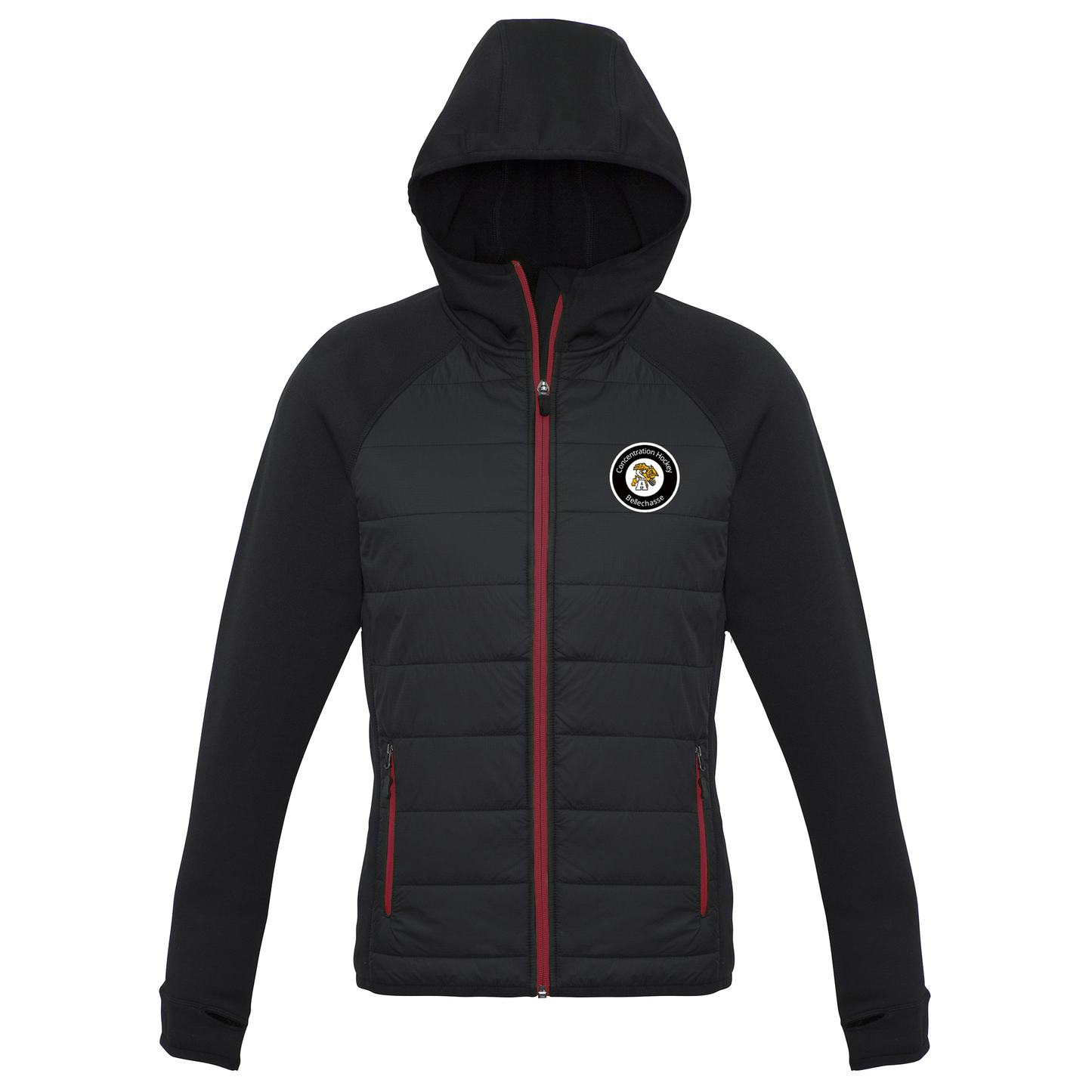 Veste matelassée pour femme - HOCKEY - Écusson