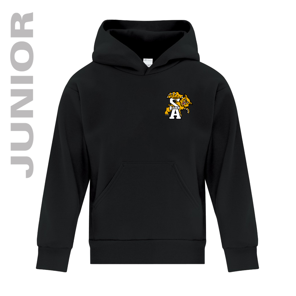 Kangourou unisexe en molleton JUNIOR (ENFANTS) - LYNX imprimé au coeur