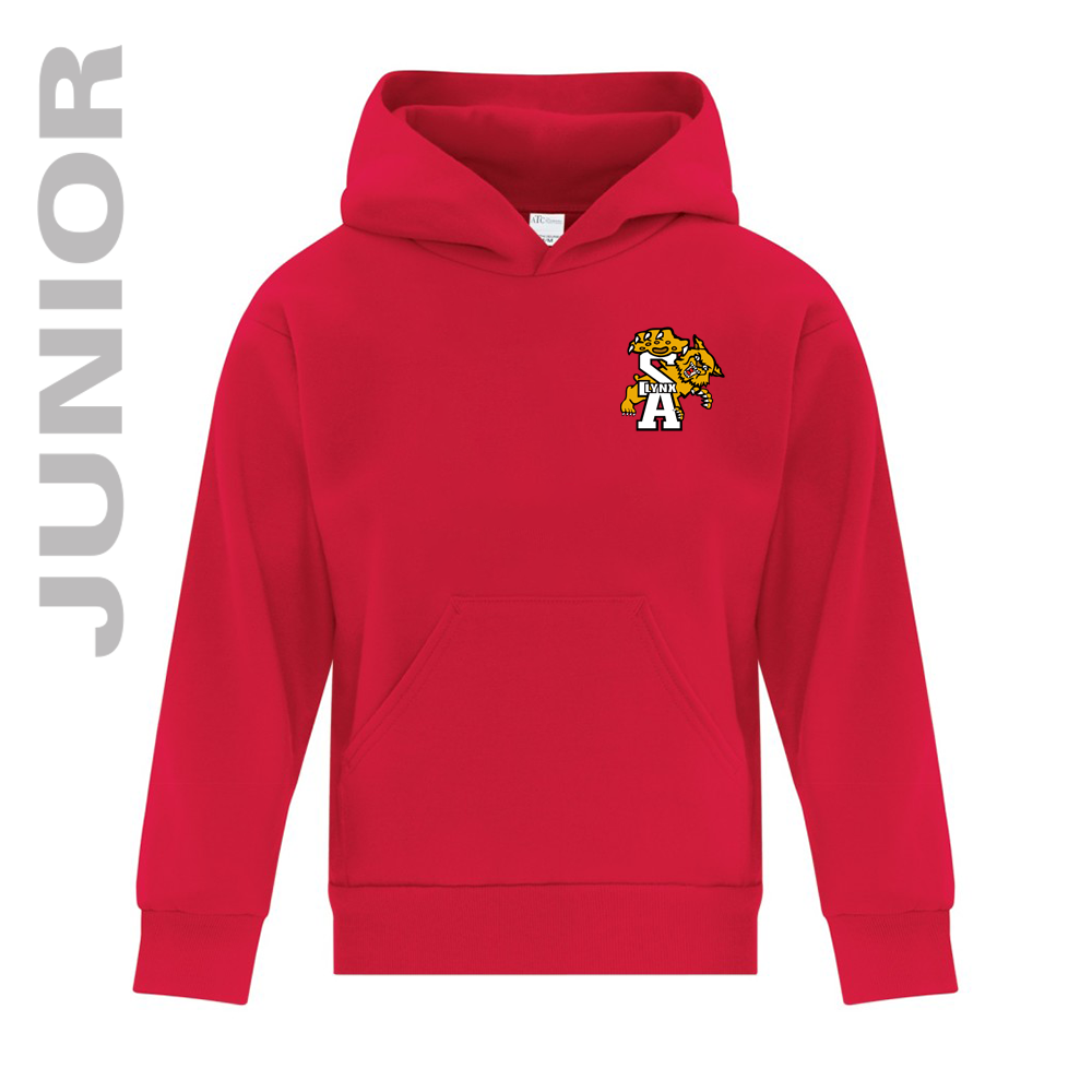 Kangourou unisexe en molleton JUNIOR (ENFANTS) - LYNX imprimé au coeur