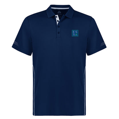 Polo manches courtes 2 tons pour homme - ESSA - Broderie