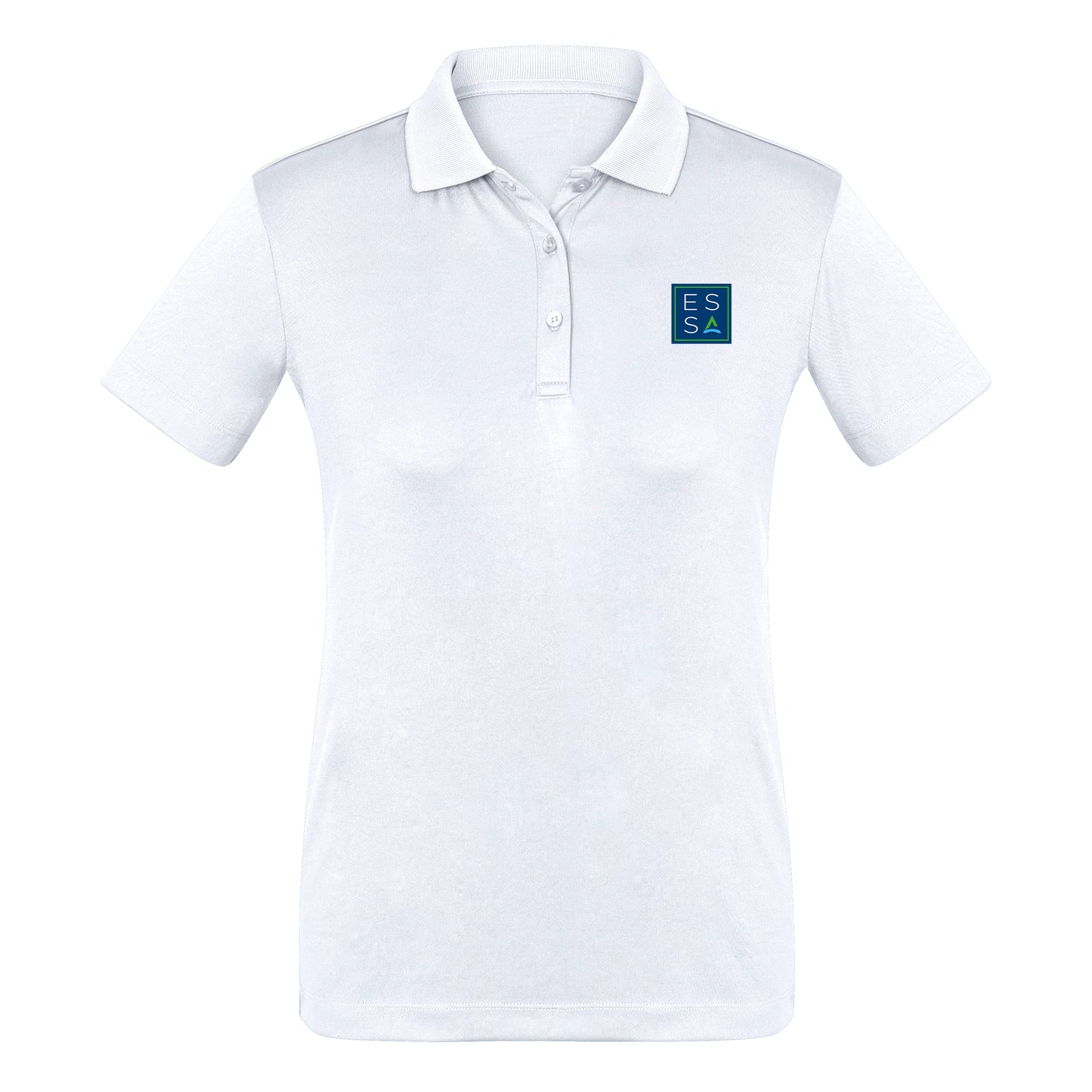 Polo manches courtes pour femme - ESSA - Broderie