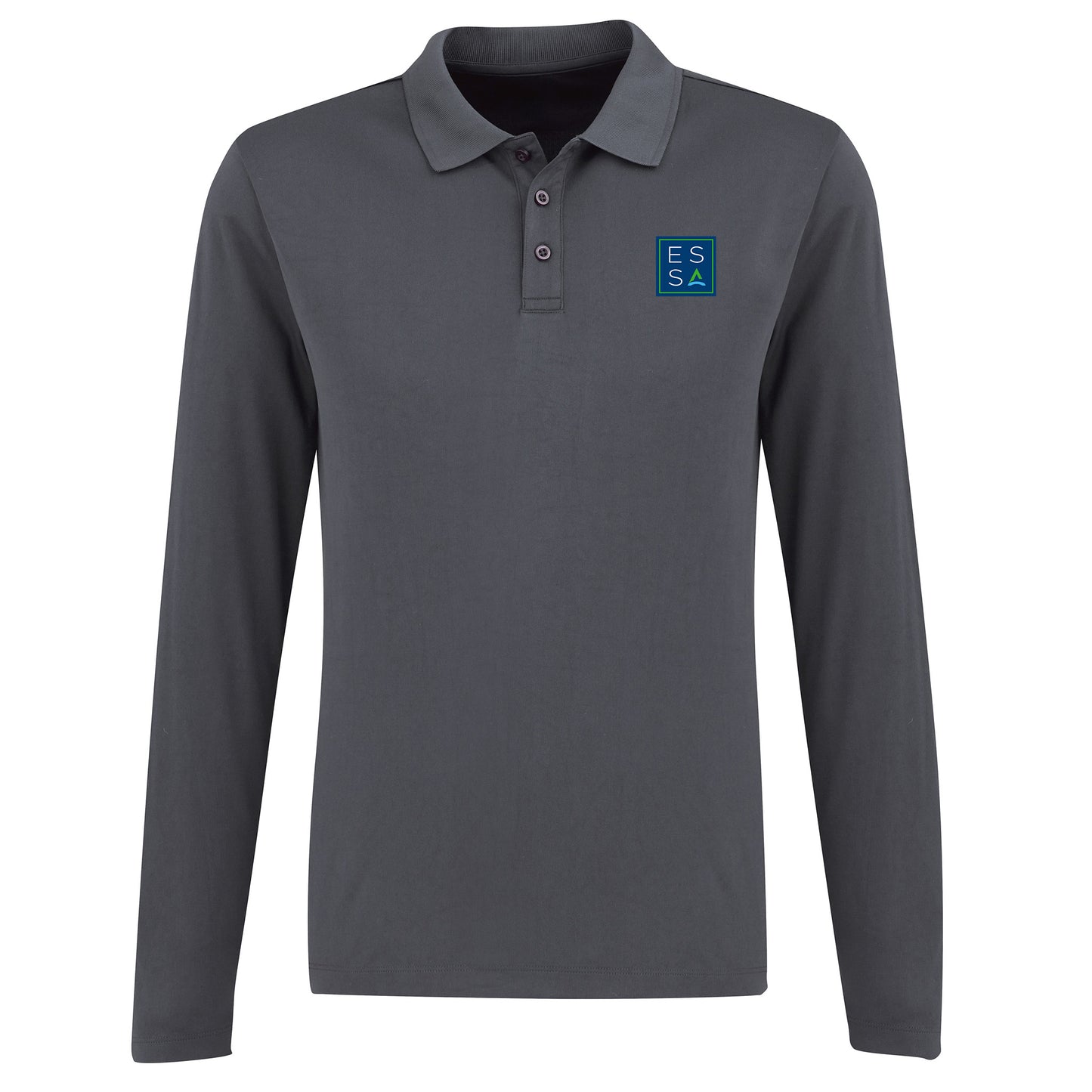 Polo manches longues  unisexe - ESSA - Broderie