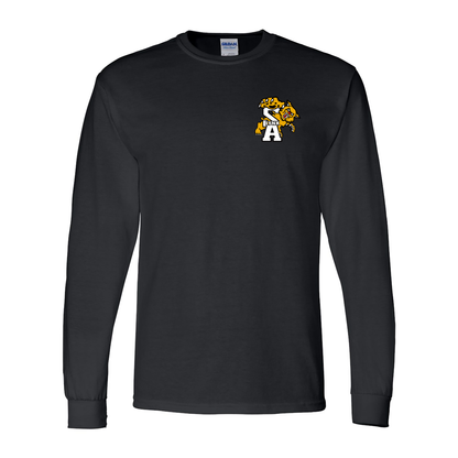 T-Shirt manches longues unisexe - logo au coeur