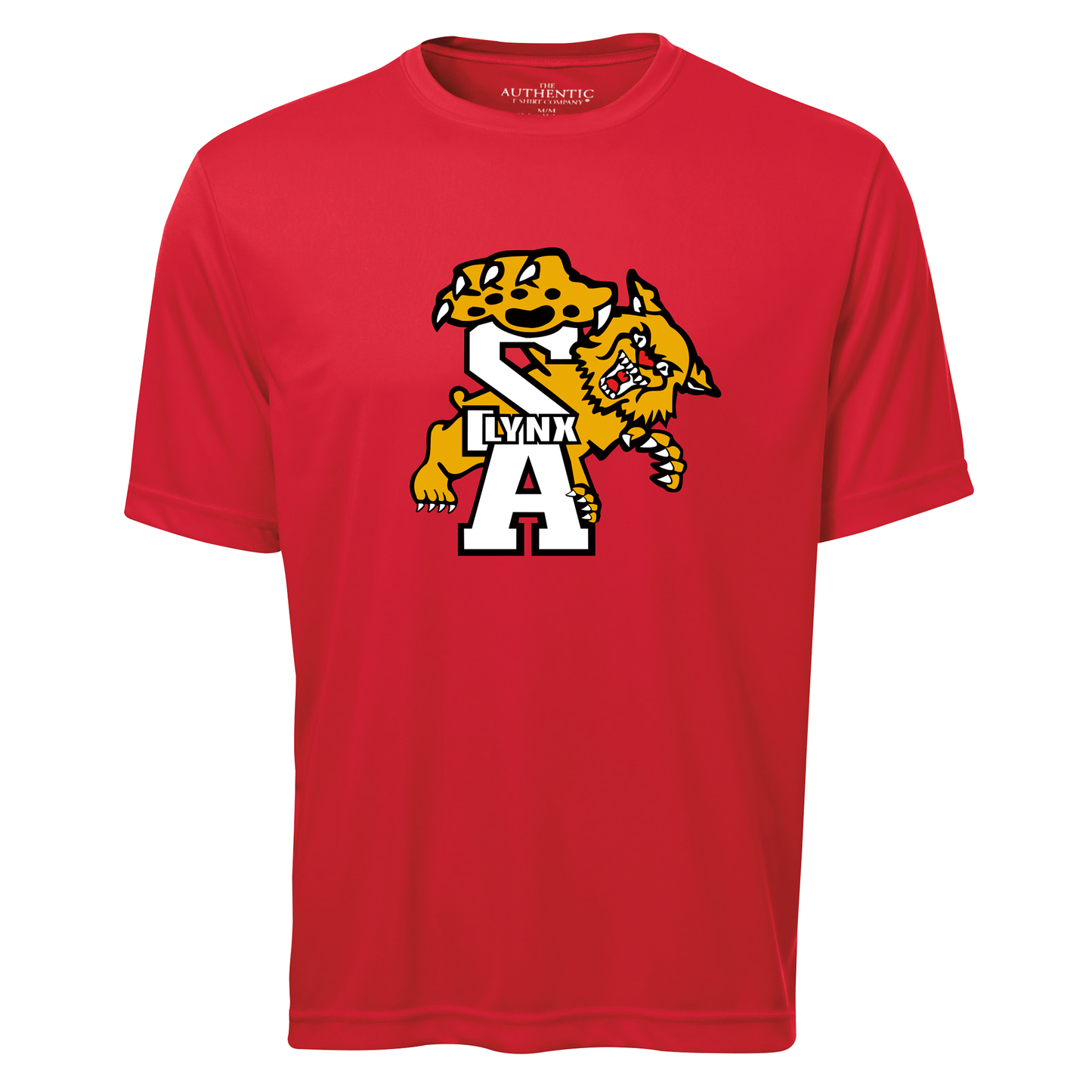 T-shirt unisexe Pro-Team 100% polyester - Club de course LYNX imprimé