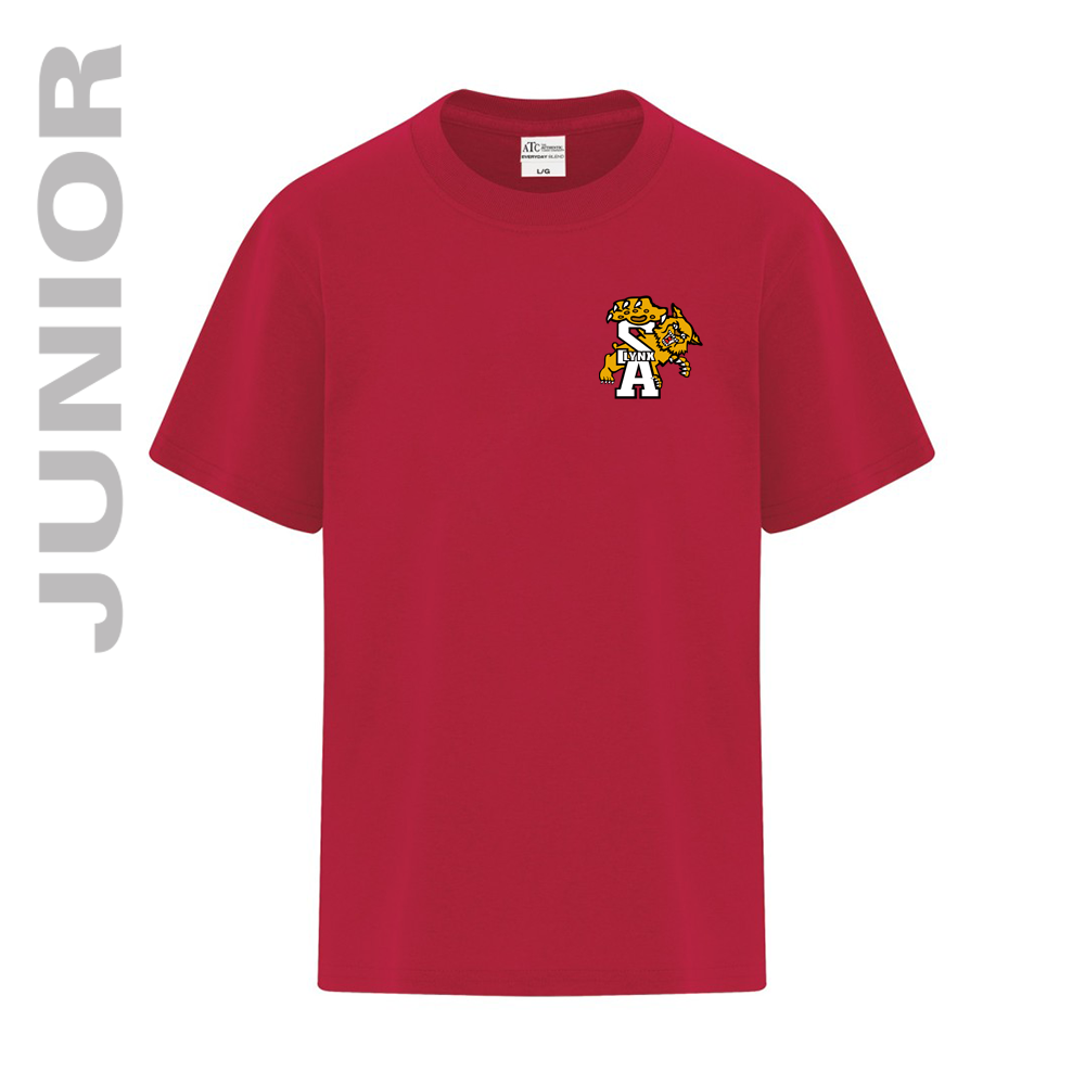 T-Shirt unisexe - JUNIOR (ENFANTS) - LYNX imprimé au coeur