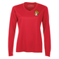 T-shirt manches longues Pro-Team 100% polyester - Femme - Logo au coeur