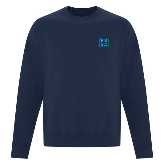 Molleton col rond unisexe - ESSA - Broderie